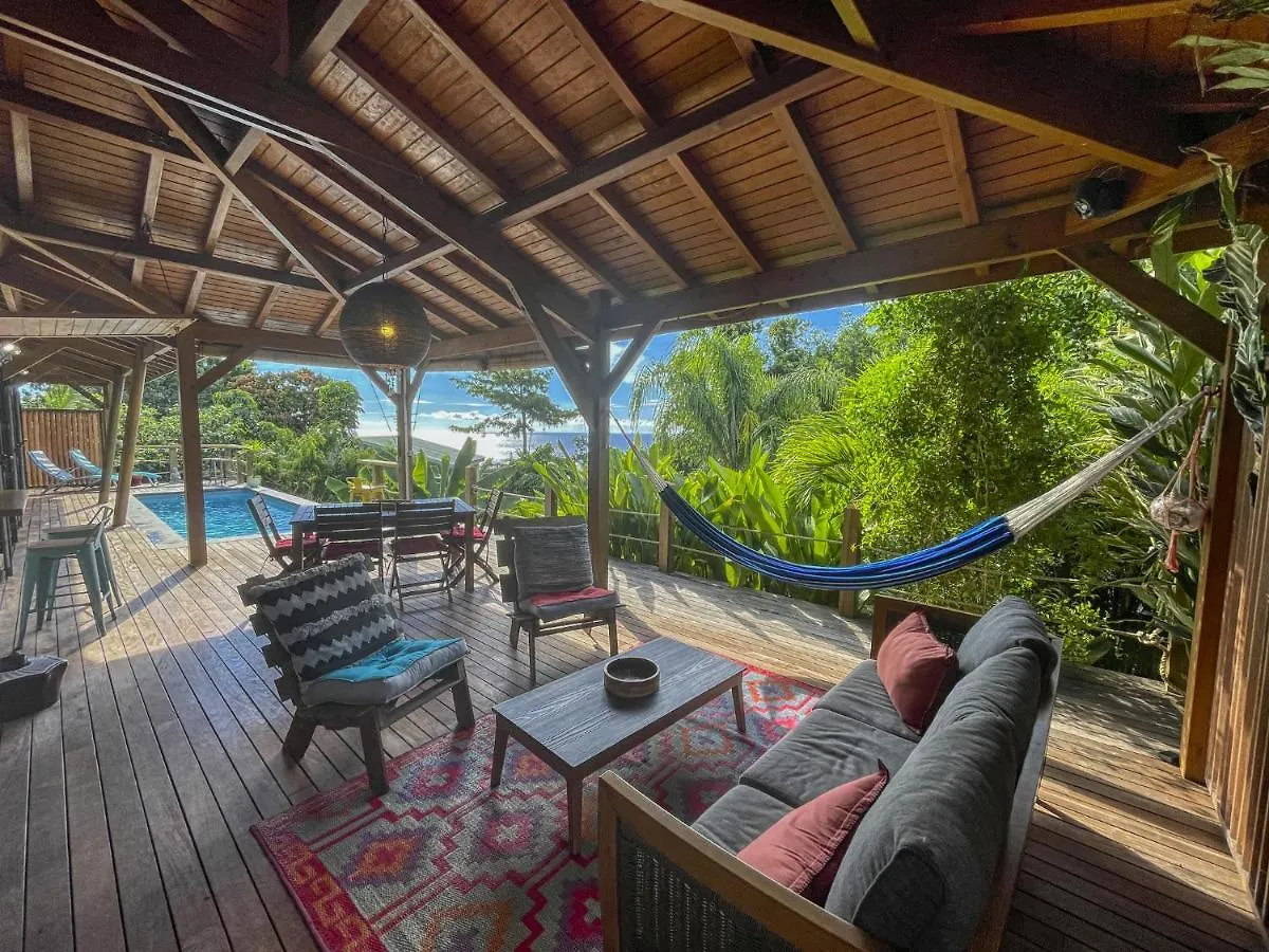 Gpdh34 - 6 Pax Villa Deshaies Guadeloupe